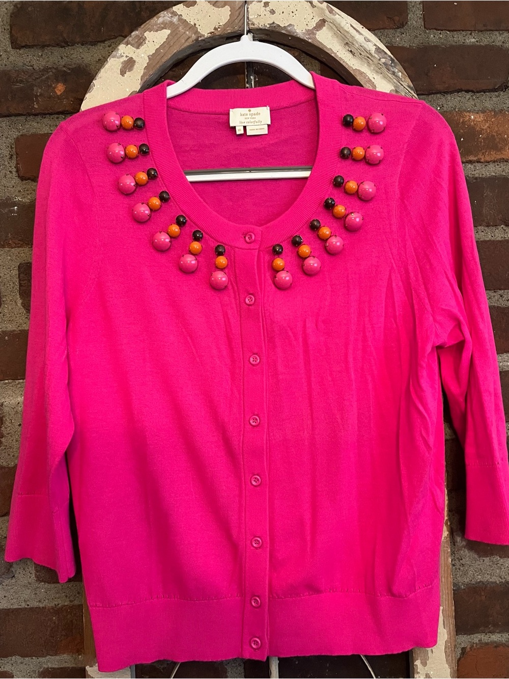 Kate Spade Womens Rio Embellished Cardigan - SIZE XL - NWOT